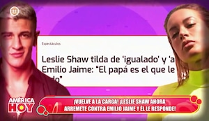 Leslie Shaw vuelve a arremeter contra Emilio Jaime y se arrepiente de haber cantado con él: “Una vez me rebajé”
