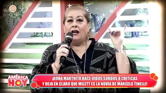 Marthita defiende a su hija Milett de críticas
