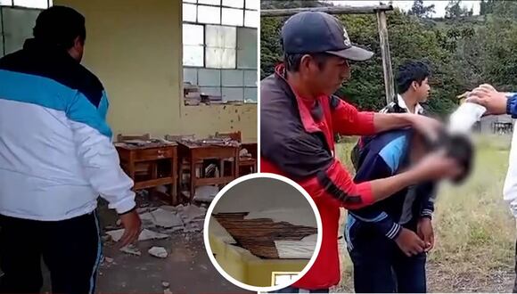 Escolares heridos en Ayacucho