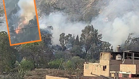 TROME: Incendio forestal en Alto Huampaní (Canal N: Chaca al día)