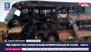 Puno: Choque frontal de buses interprovinciales deja cuatro muertos y más de 20 heridos