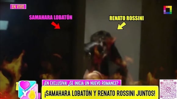 Samahara y Renato Rossini Jr. pasan la noche juntos tras ser captados muy cariñosos en plena juerga