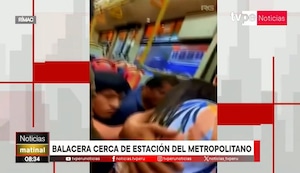 Rímac: Balacera alarma a pasajeros del Metropolitano