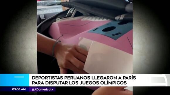 Deportistas peruanos llegaron a París para competir en los Juegos Olímpicos 2024