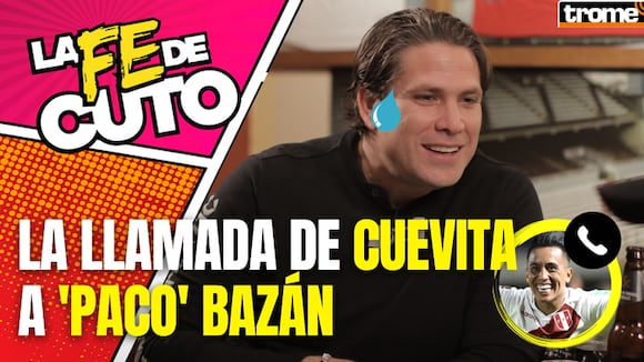 La llamada de Christian Cueva a 'Paco' Bazán