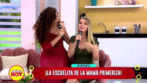 Brunella Horna confunde sus meses de embarazo