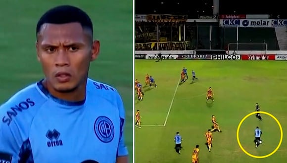 La gran asistencia de Bryan Reyna en el Belgrano vs. Mitre por Copa Argentina