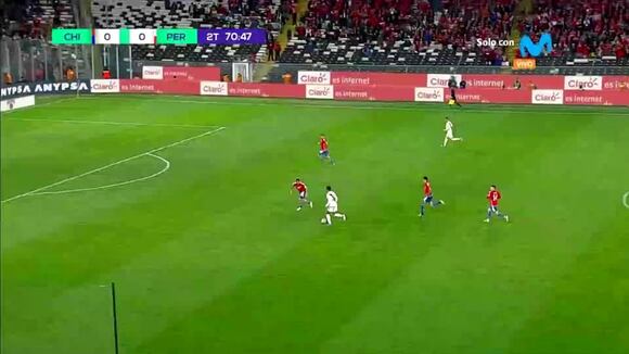 TROME | Ataque de André Carrillo en el Perú - Chile (Movistar Deportes)