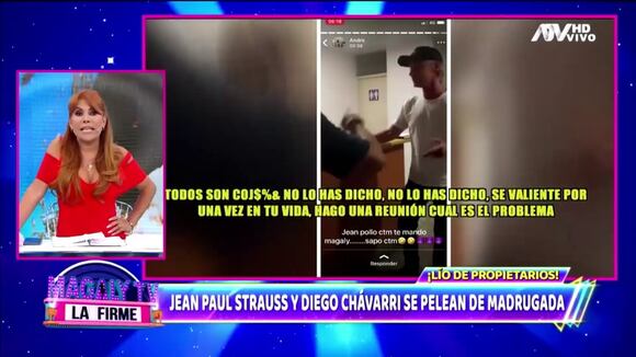 Jean Paul Strauss discute con Diego Chávarri por hacer bulla en depa: “En mi casa hago lo que quiero”