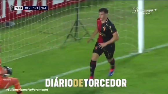 Gol de Facundo Castro para el 2-3 del Melgar vs. Vasco da Gama por Copa Sudamericana. (Video: ESPN)