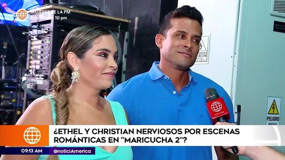 Ethel Pozo y Christian Domínguez felices por ser pareja en "Maricucha 2"