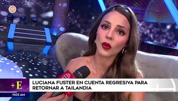 Luciana Fuster reveló la razón por la que Patricio Parodi no tendría que viajar a Tailandia