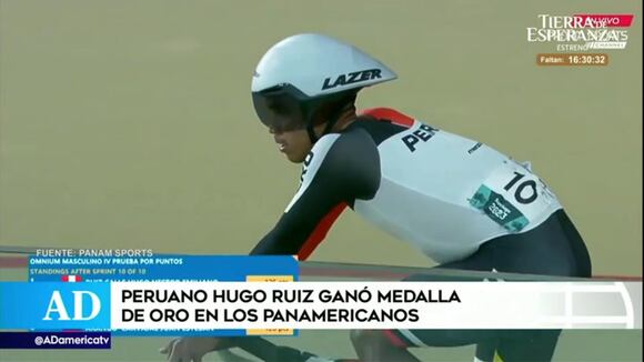 Hugo Ruíz consiguió el oro para el Perú en ciclismo en los Juegos Panamericanos 2023
