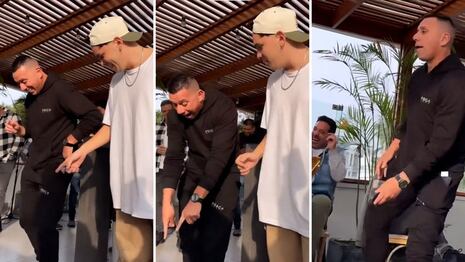 Miguel Rebosio opaca a bailarín profesional con sus pasos de baile