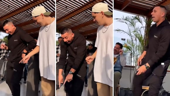 Miguel Rebosio durante celebraciones de Fiestas Patrias