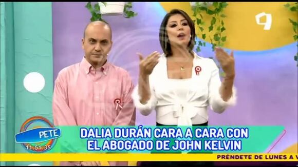 TROME - Dalia Durán desmiente a John Kelvin y dice que no le pasa pensión de 2600 soles: Tiene 5 días para cumplir