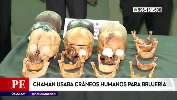 SJM: Chamán usaba cráneos humanos en sus sesiones de espiritismo