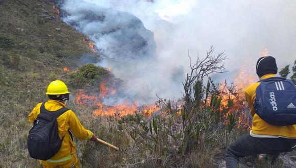 Sernanp: nuevos focos de incendios en San Martín y Áncash