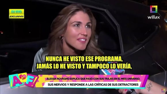 TROME - Alessia Rovegno responde a Magaly Medina