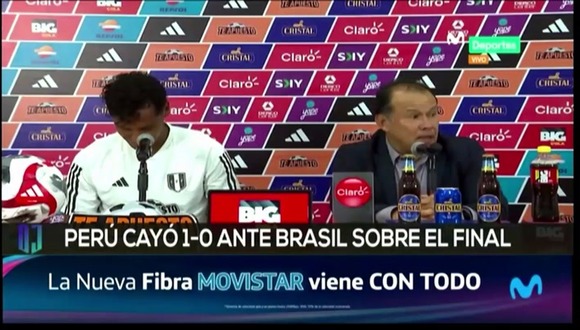 TROME |Gesto de Renato Tapia ante pregunta por Raúl Ruidiaz en la selección (Movistar Deportes)
