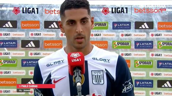 Pablo Sabbag declara tras triunfo en Sullana (Liga 1Max)