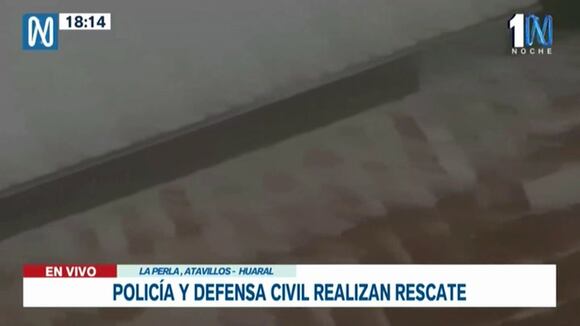 TROME - Logran rescatar con vida a hombre sepultado por el lodo en Huaral: Habría estado buscando a su madre cuando quedó atrapado
