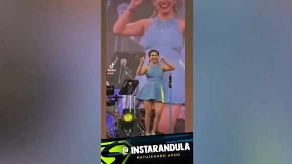 TROME - Susana Alvarado le da tremenda choteada a Paco Bazán durante concierto