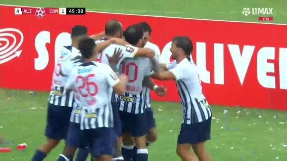 Así fue el gol de Arregui para el 4-1 de Alianza Lima vs Comerciantes. (Video: Liga 1 MAX)