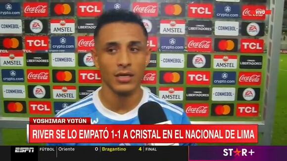 Yoshimar Yotún valoró resultado ante River Plate (Video: ESPN )