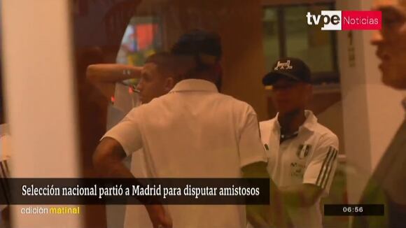Convocados de la Liga 1 llegan a Madrid para sumarse a resto de convocados de la selección peruana (TV Perú)