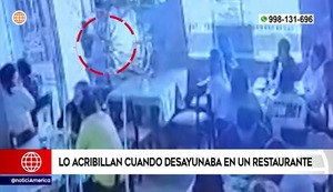 Trujillo: Asesinan a trabajador cuando tomaba desayuno por el Día del Padre VIDEO