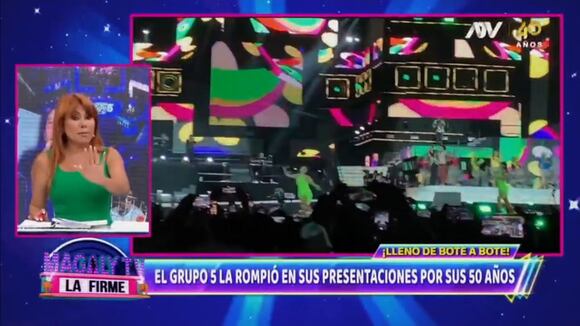 TROME - Magaly le responde a Christian Yaipén por dedicarle canción en su concierto: “Le agradezco la mención”