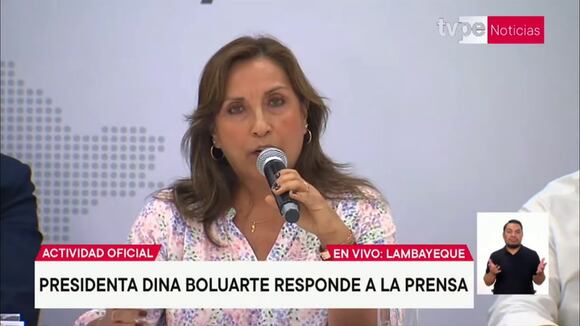 Declaraciones de Dina Boluarte