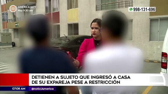 SJM: Detienen a sujeto que ingresó a casa de su expareja