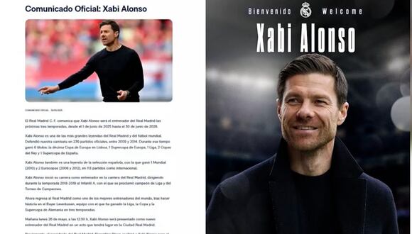 Xabi Alonso es anunciado como nuevo técnico del Real Madrid