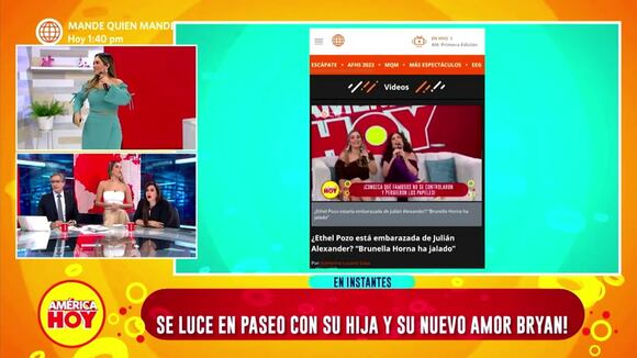 Ethel Pozo hala sobre supuesto embarazo