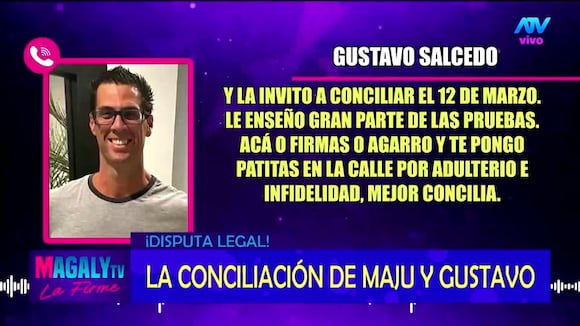 TROME - Gustavo Salcedo llegó a amenazar a Maju Mantilla