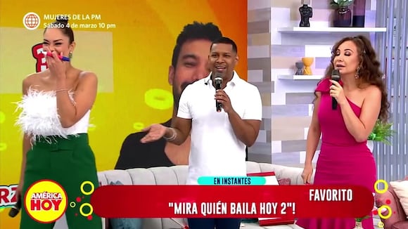 Karen Schwarz revela estatura de su esposo Ezio Oliva