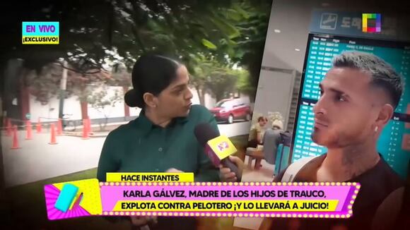 TROME | Karla Gálvez anuncia acciones legales contra Miguel Trauco.(Amor y Fuego)
