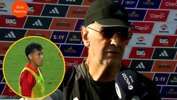 Jorge Fossati incómodo con situación de Renato Tapia