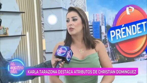 CORREO | Karla Tarazona acepta que Christian Domínguez le parece atractivo: “Es un cholo power”