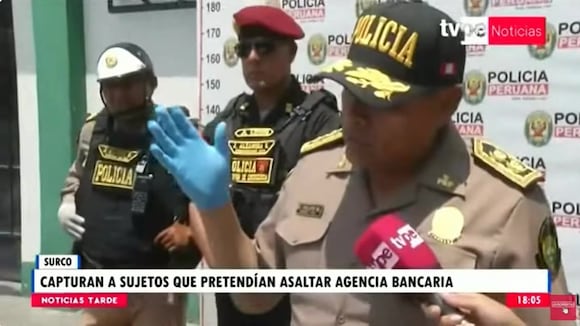 Capturan a delincuentes que iban a asaltar un banco