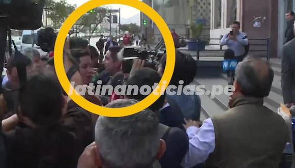 Caso Rolex: Seguridad de Wilfredo Oscorima agrede a periodista de Latina.