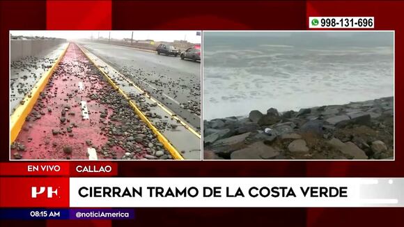 Vocero de la Dirección de Hidrografía y Navegación de la Marina se pronuncia sobre oleaje anómalo