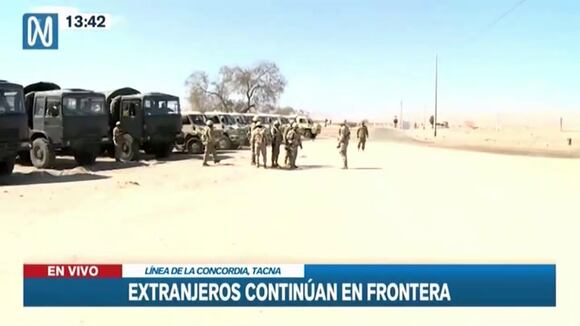 Militares llegan a Línea de la Concordia
