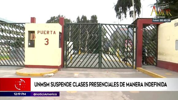 Universidad Mayor de San Marcos suspende clases presenciales de manera indefinida