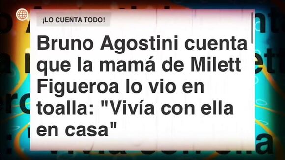 Bruno Agostini Revela Detalles de Su Romance Clandestino con Milett Figueroa