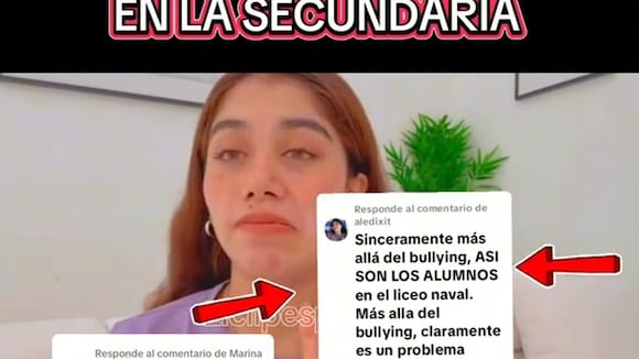 TROME - Marina Gold saca a la luz evidencias del bullying que padecía por alumnos del Liceo Naval: “Así era mi día a día en ese colegio”