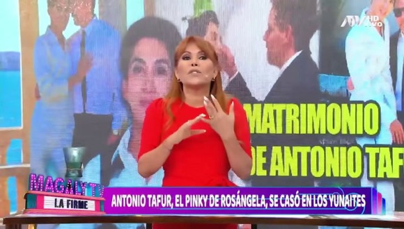 Antonio Tafur, amigo de Rosángela Espinoza, se casó en Estados Unidos con empresario. Video: ATV