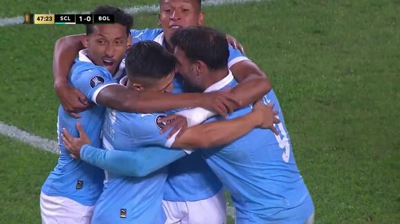 Segundo gol de Martín Cauteruccio para el 2-0 del Sporting Cristal vs. Bolívar, por Copa Libertadores. (Video: ESPN)